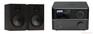 WiiM Vibelink Amp + WiiM ULTRA + MONITOR AUDIO SILVER 100 LE