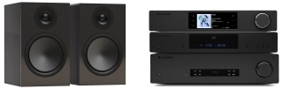 Cambridge Audio CXA81 MkII + CXC + CXN100 SE (BLACK EDITION) + MONITOR AUDIO SILVER 100LE (7G)
